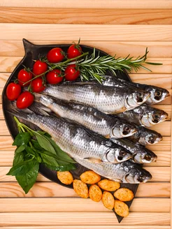 Вобла вяленая 500 грамм Астраханская с икрой отборная