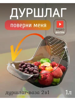 Прозрачный дуршлаг для фруктов